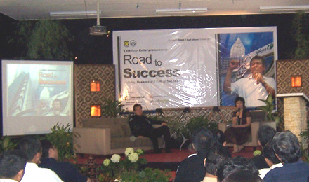 Sharing Talkshow Entrepreneurship dengan CT