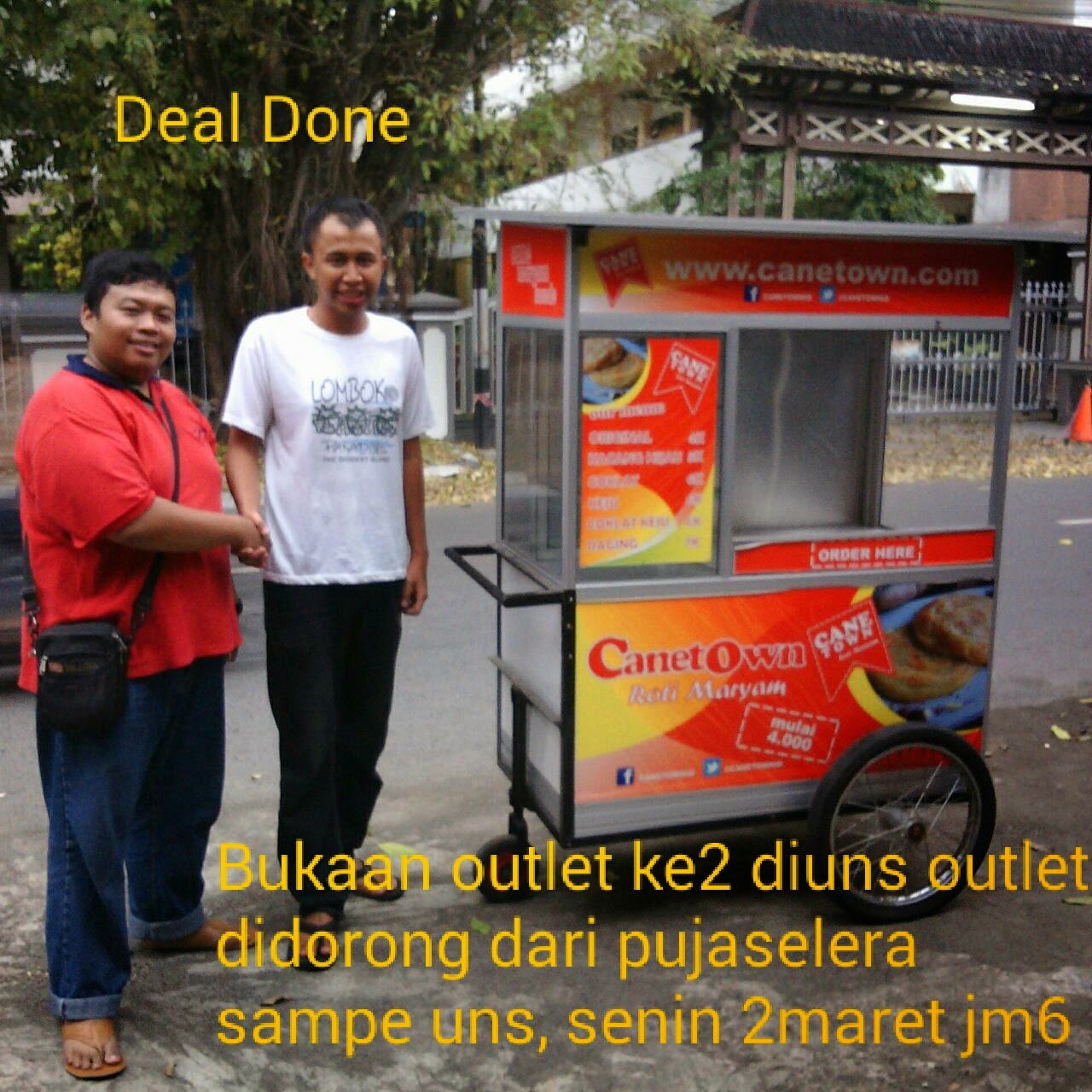 Didorong Lalu Diborong