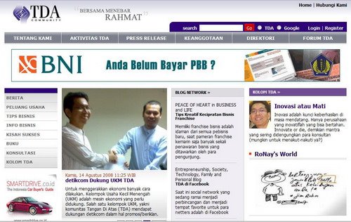 Iim Rusyamsi: Soft Launching Portal, Tonggak Sejarah Baru Komunitas TDA