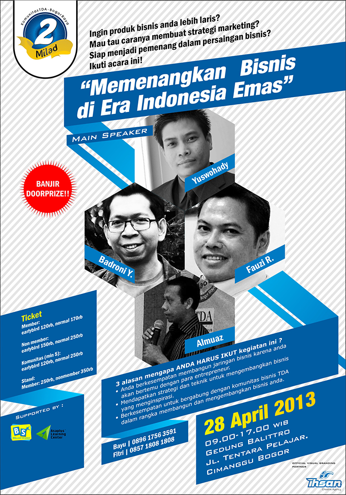 Seminar & Temu Bisnis  TDA Bogor Raya  28 April 2013