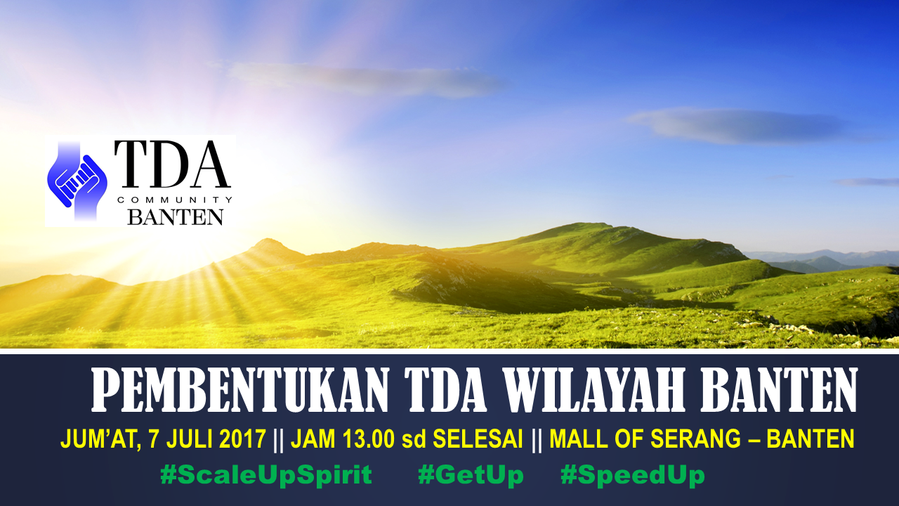 Pembentukan Pengurus TDA Wilayah Banten