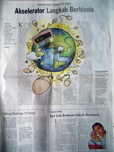 Media Indonesia: Komunitas Tangan Di Atas, Akselerator Langkah Berbisnis